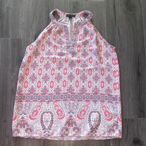 💚Willi Smith pink sleeveless blouse top Super Cute size Small Summer Spring Chic